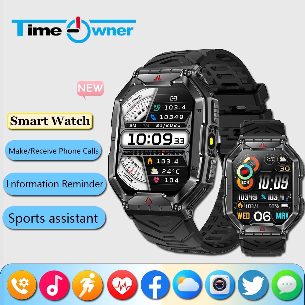 Japanese Man Lifestyle - Time Owner Smart Watch 2024 Men