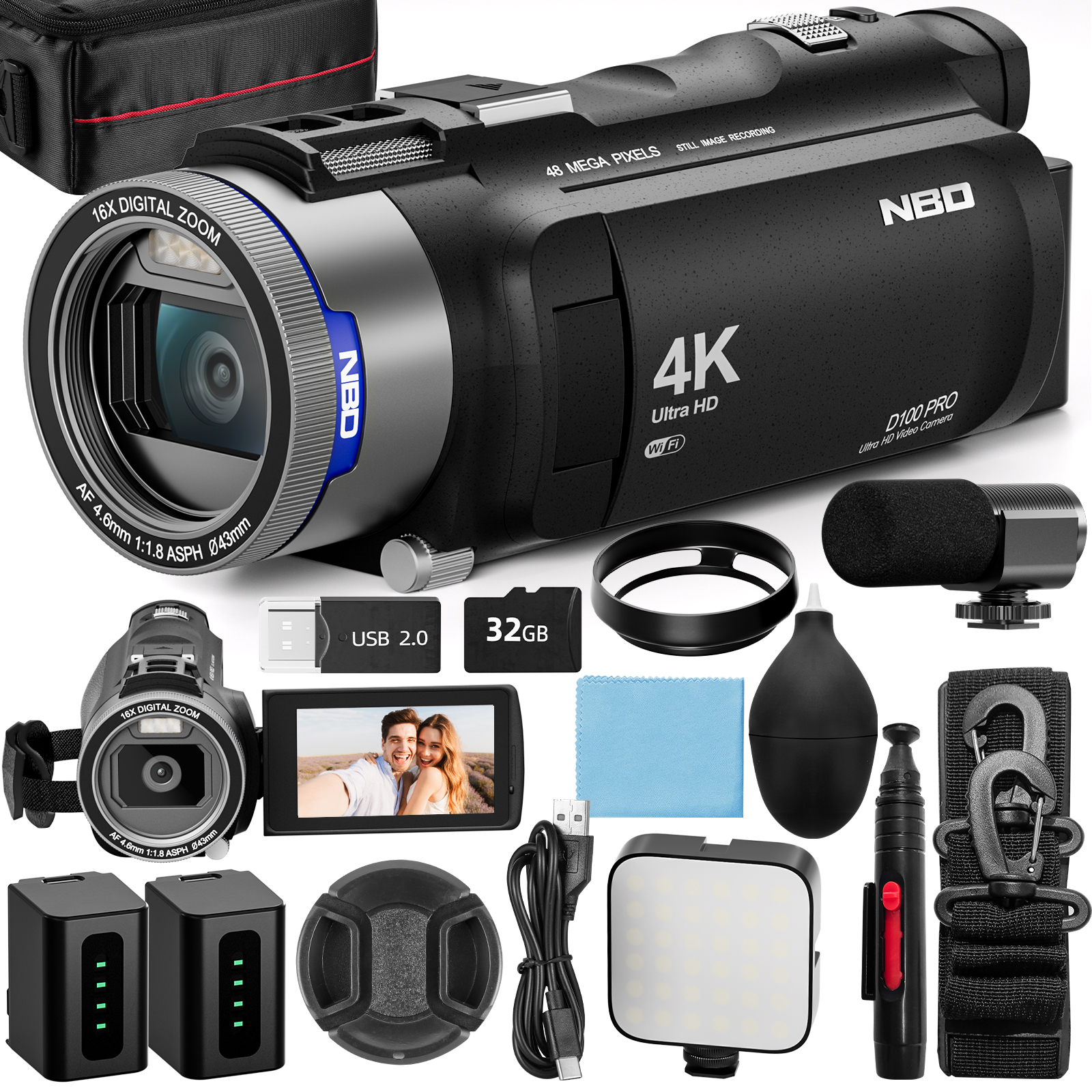 Japanese Lifestyle Japanese - NBD 4K HD&48MP Camcorder Video Camera