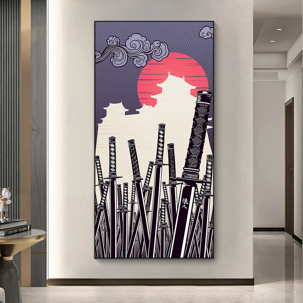 Japanese Katana Canvas Paintin - огляд і ціна Japanese Lifestyle Japanese