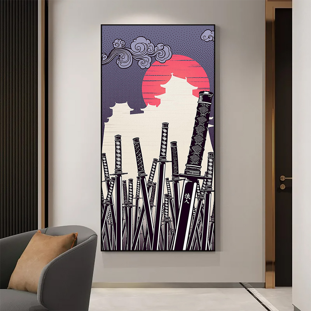 Japanese Katana Canvas Paintin - огляд і ціна Japanese Lifestyle Japanese