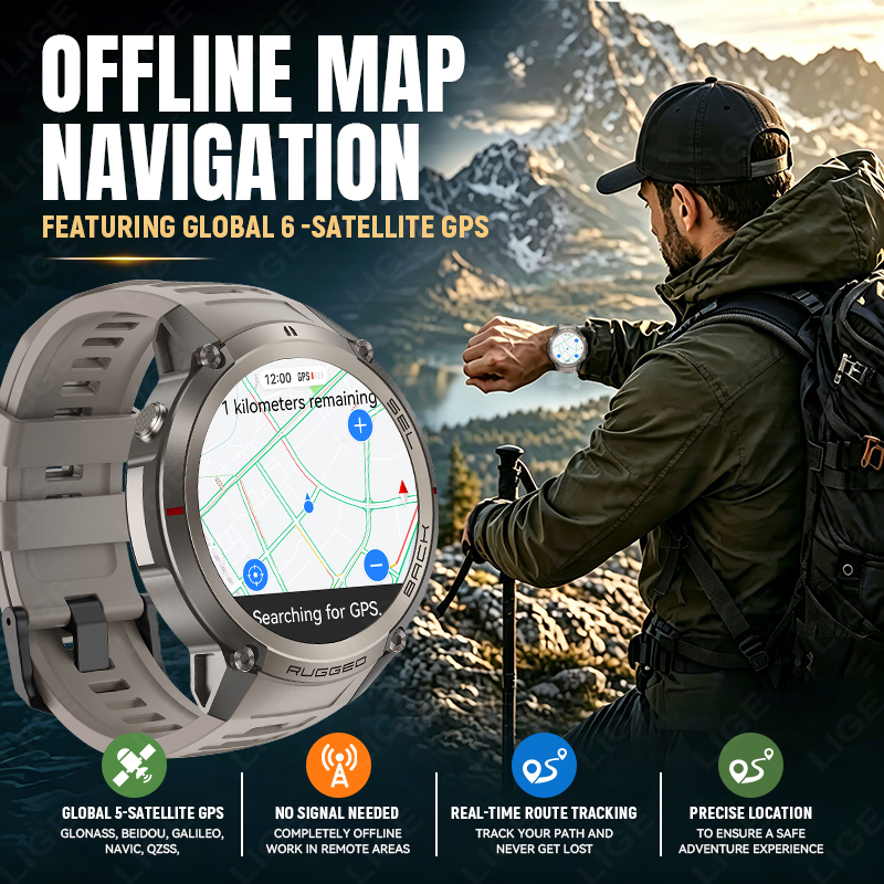 LIGE NEW GPS Offline Map Sport - огляд і ціна Japanese Man Lifestyle