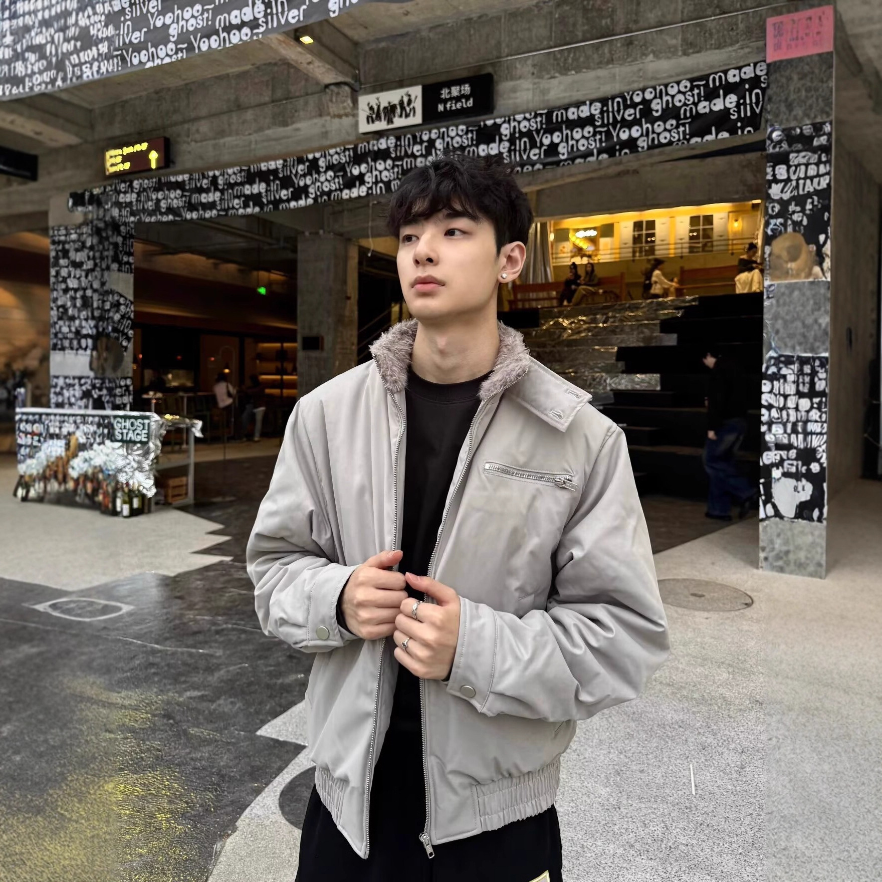 Fur Collar Neck Jackets Mens A - огляд і ціна Japanese Man Lifestyle